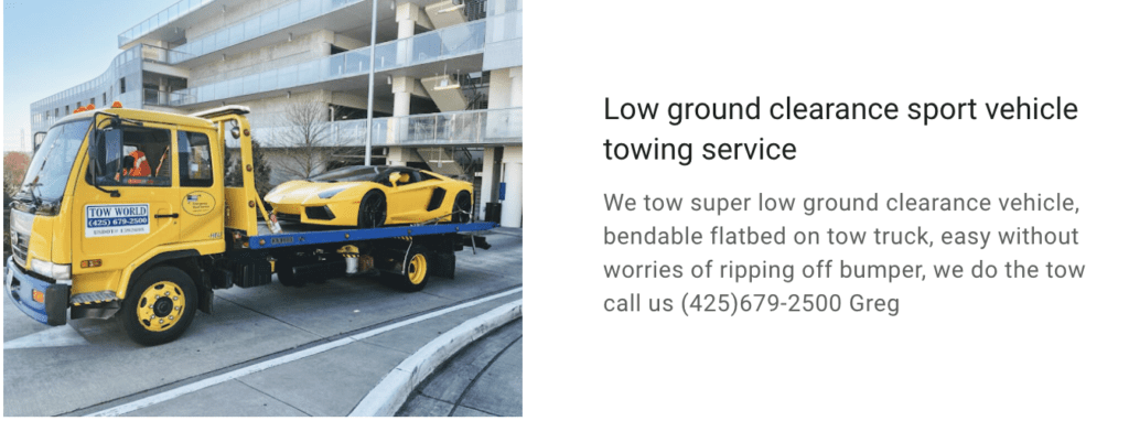 Towing Renton, Wa